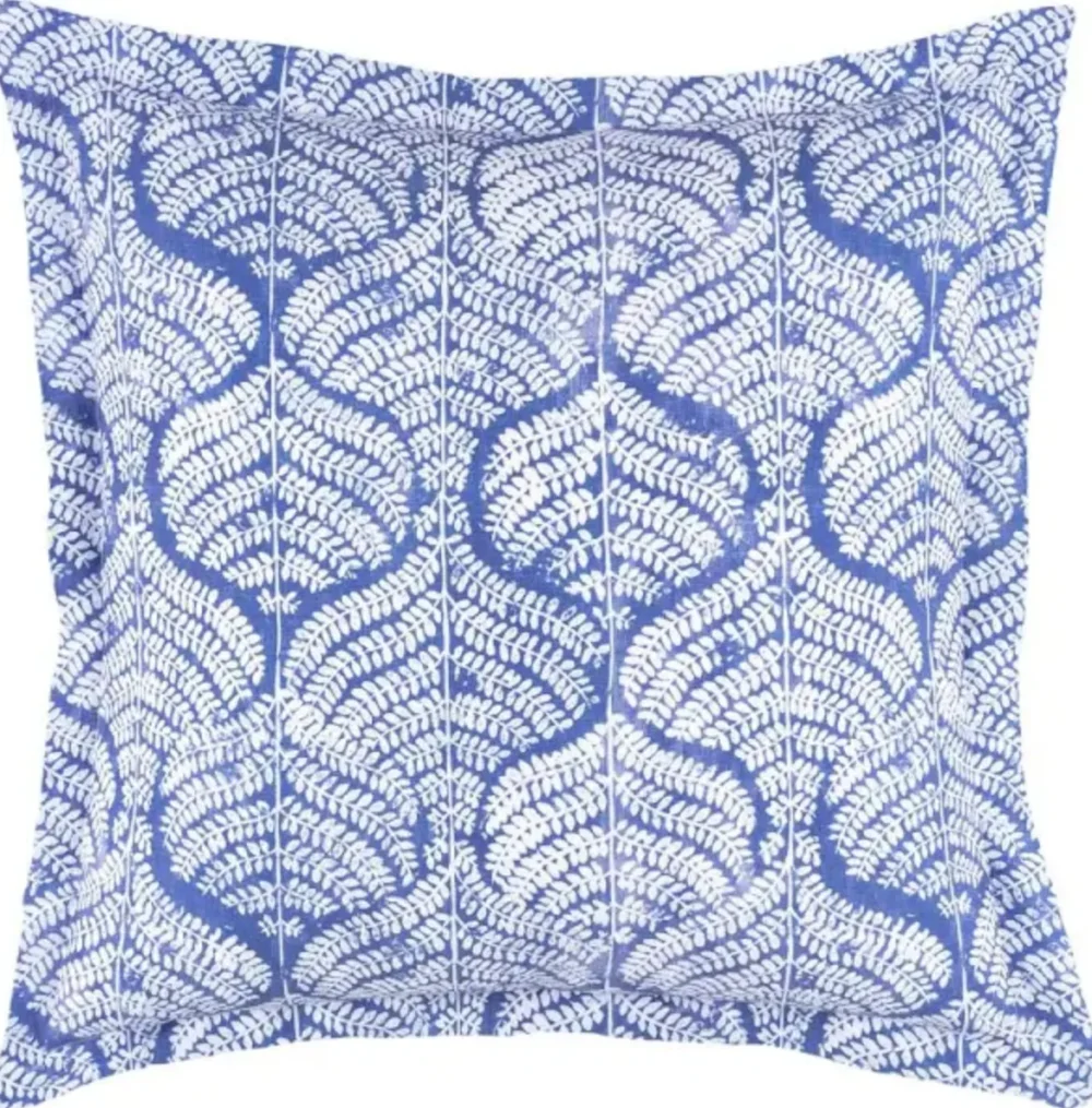 Flora Blue Sham