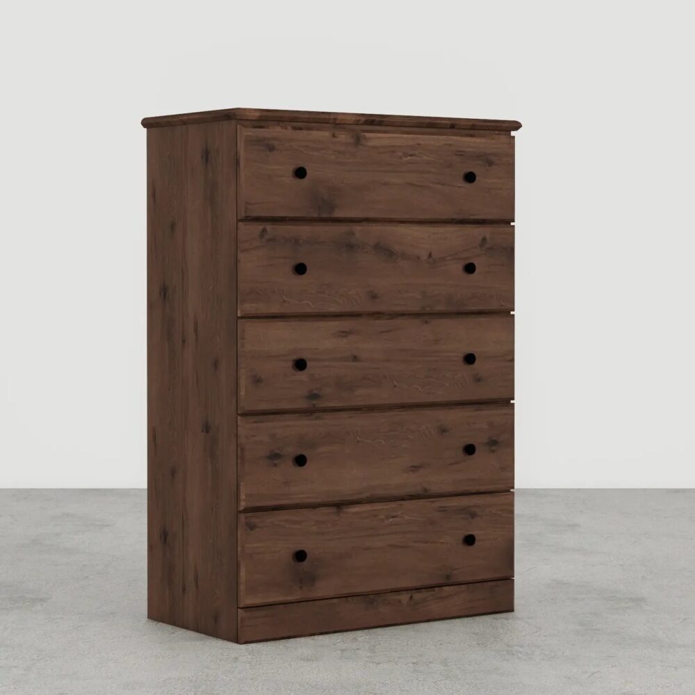 Aspen Oak 5 Drawer Chest-Big Chester - Image 2