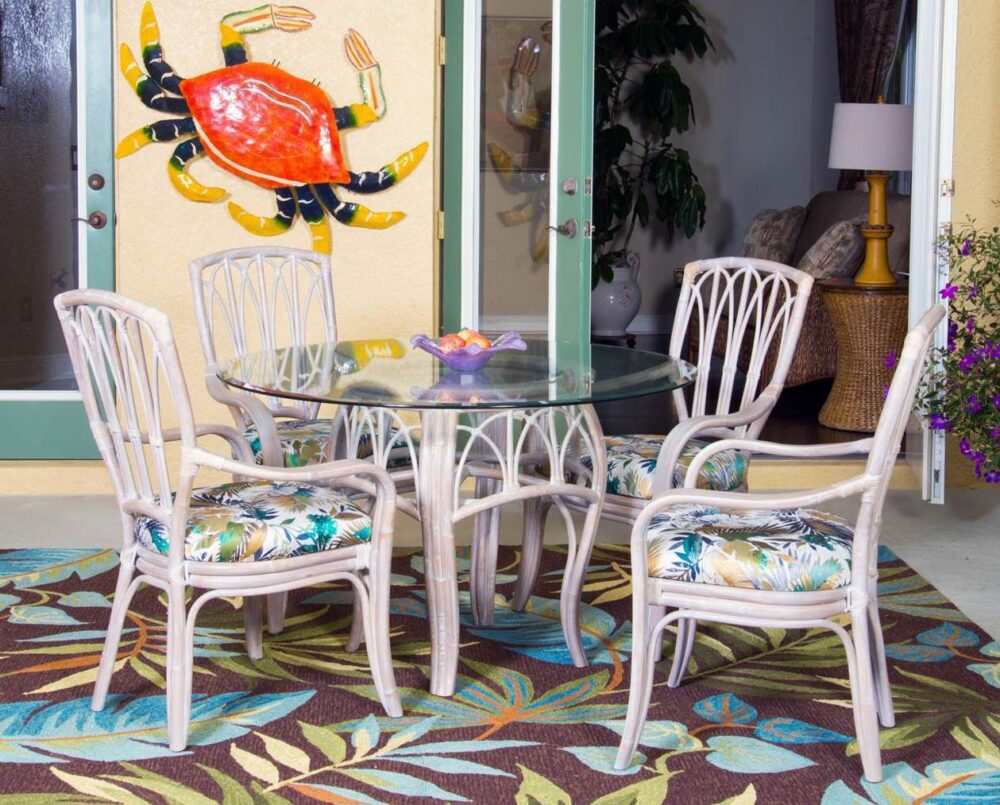 Cuba Dining Arm Chair – Sienna Finish - Image 4