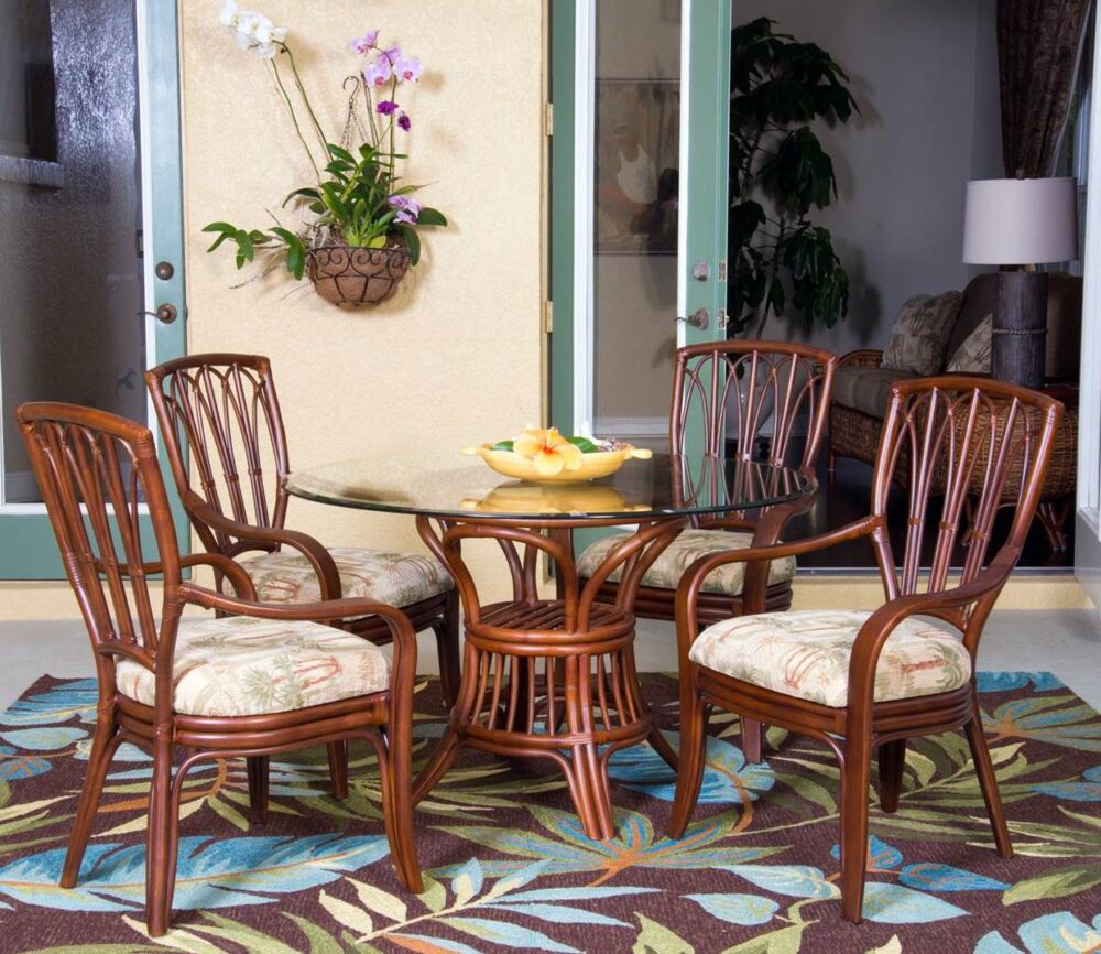 Cuba Dining Arm Chair – Sienna Finish - Image 3