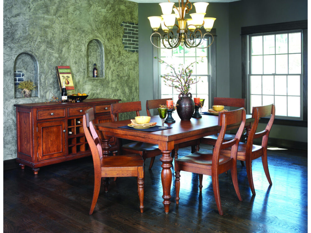 Tuscany 42X72 Table W/2 12" Leaves - Image 2