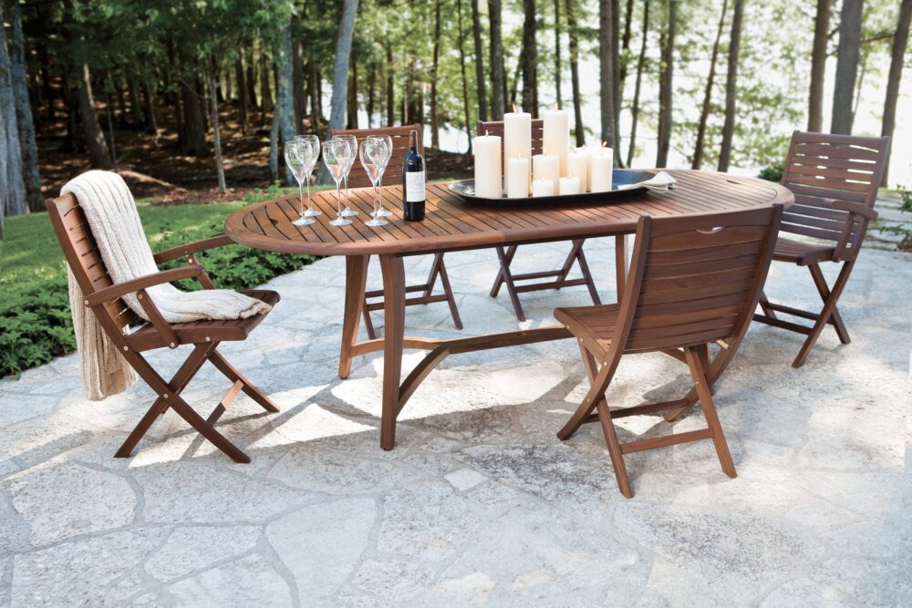 Topaz 65"-87" x 39" Oval Extension Table - Image 2