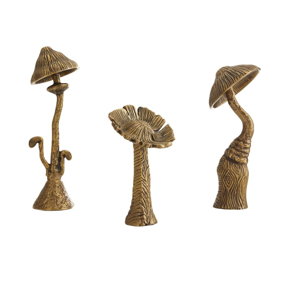 Ludwig Sculpture, Set of 3 Mushroom