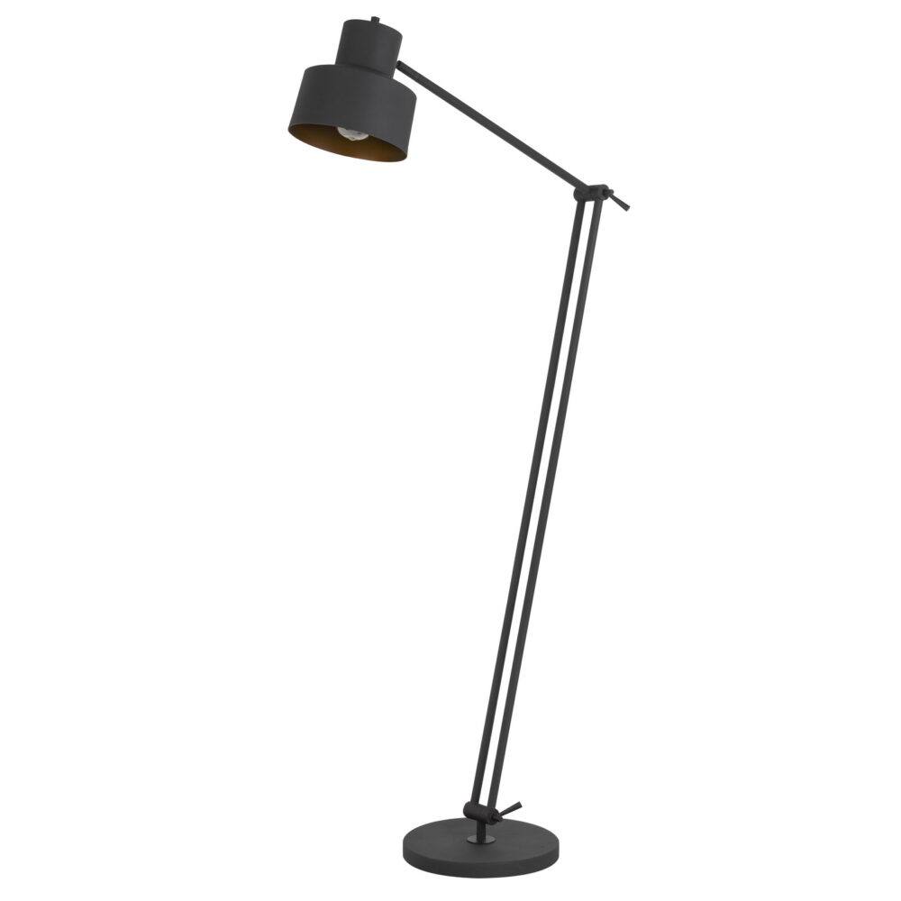 60W Davidson Metal Floor Lamp With Weighted Base