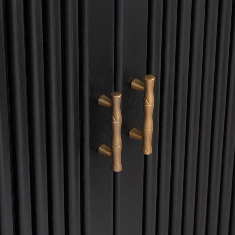 Camden Black Two Door Cabinet - Image 4