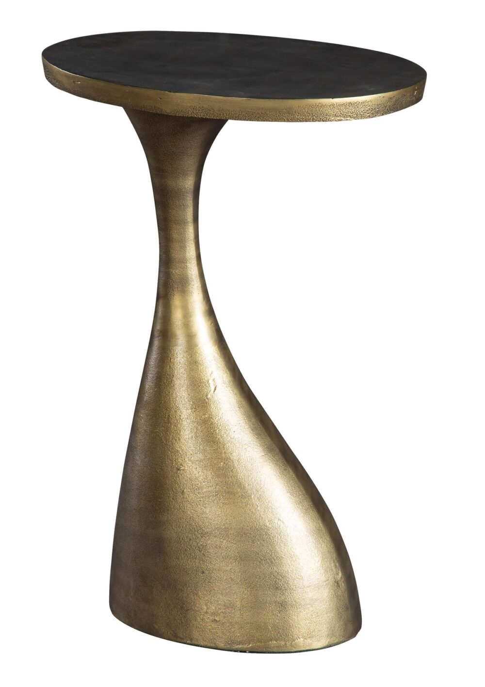 Brass End Table